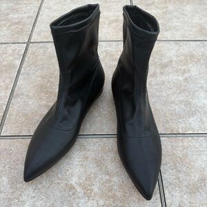 Clizia Elegant Black Women's Stretch Ankle Boots